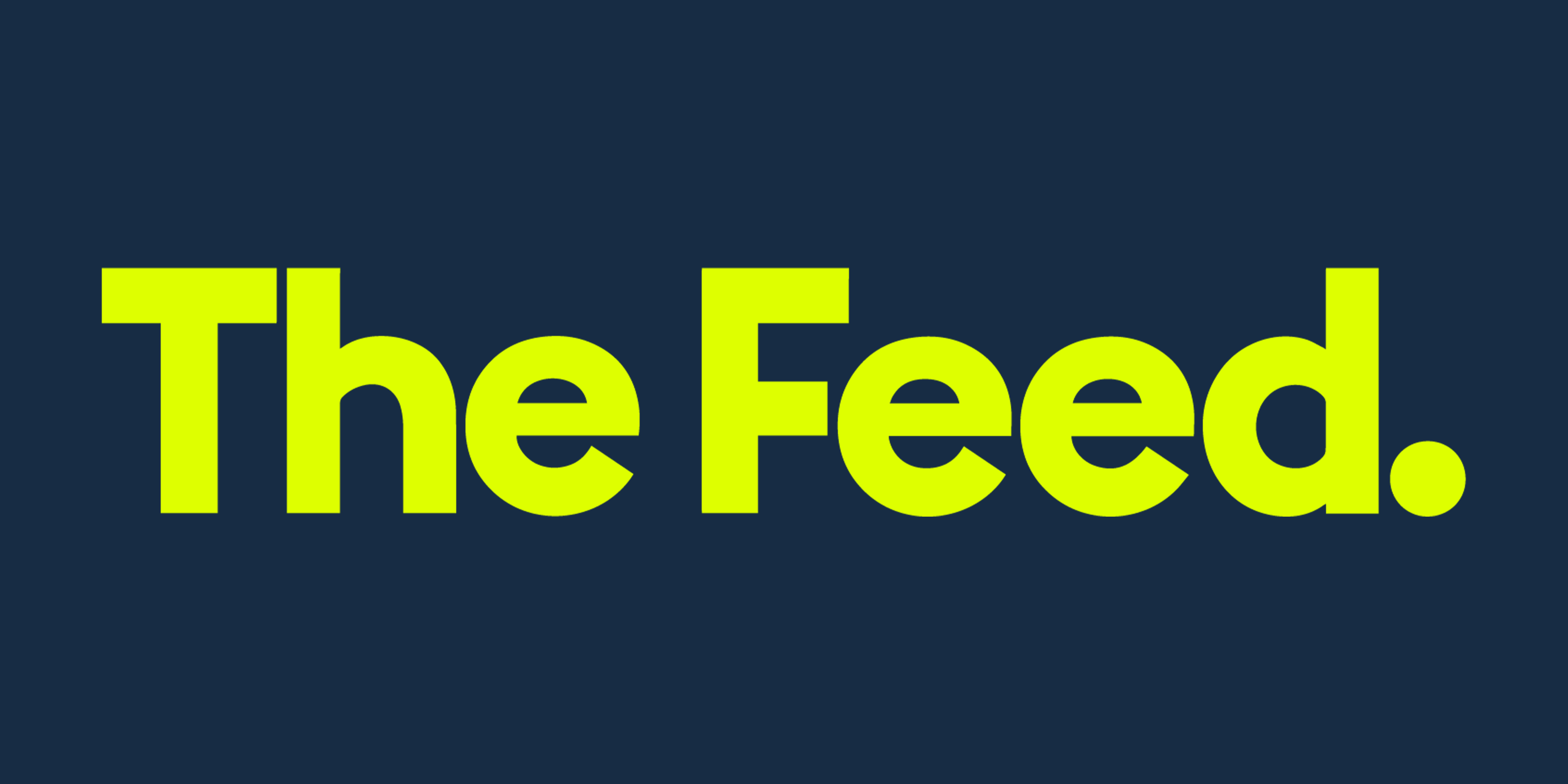 Feed Logo Blue & Yellow