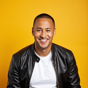 Kirkland Alexander Lynch - Yellow Background - Headshot