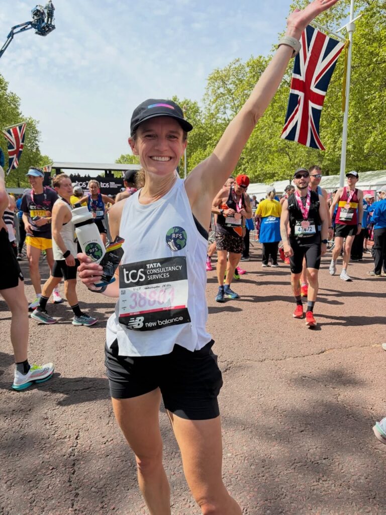 Tina Muir outdoors, smiling toward the camera